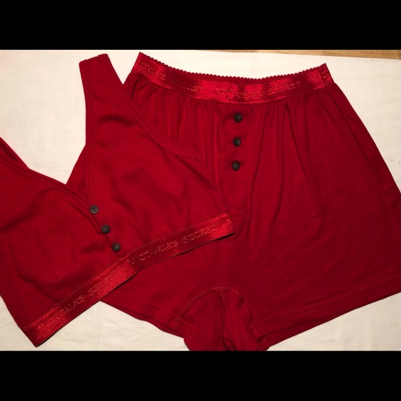 Victoria's Secret Other - Vintage Victoria’s Secret sleep set shorts & bra